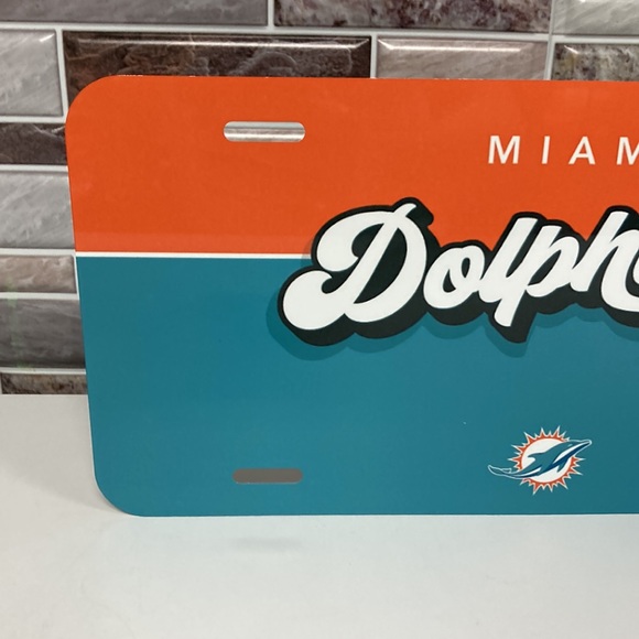 Miami Dolphins License Plate - Picture 2 of 5
